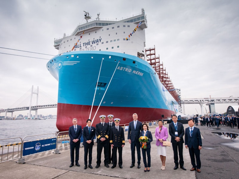 Maersk recibe al segundo gran portacontenedores del mundo habilitado para ser propulsado por metanol